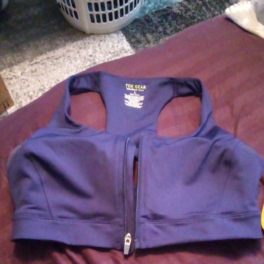 Tek Gear Blue Sports Bra for Active Wear
